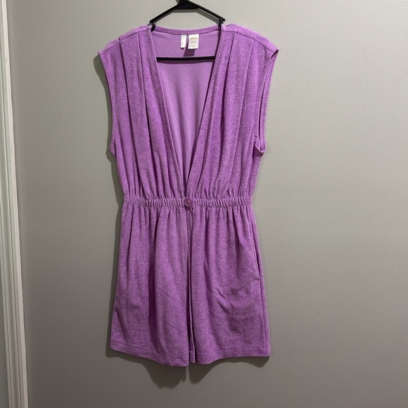 Anne Cole Women's Swim Cover-Up Size M Purple - Picture 2 of 7
